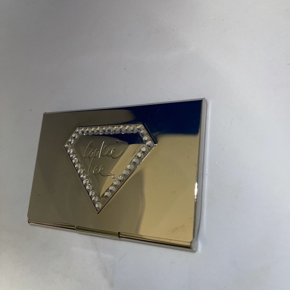 Silver/Rhinestone Business Card Holder Cookie Lee - Picture 3 of 6